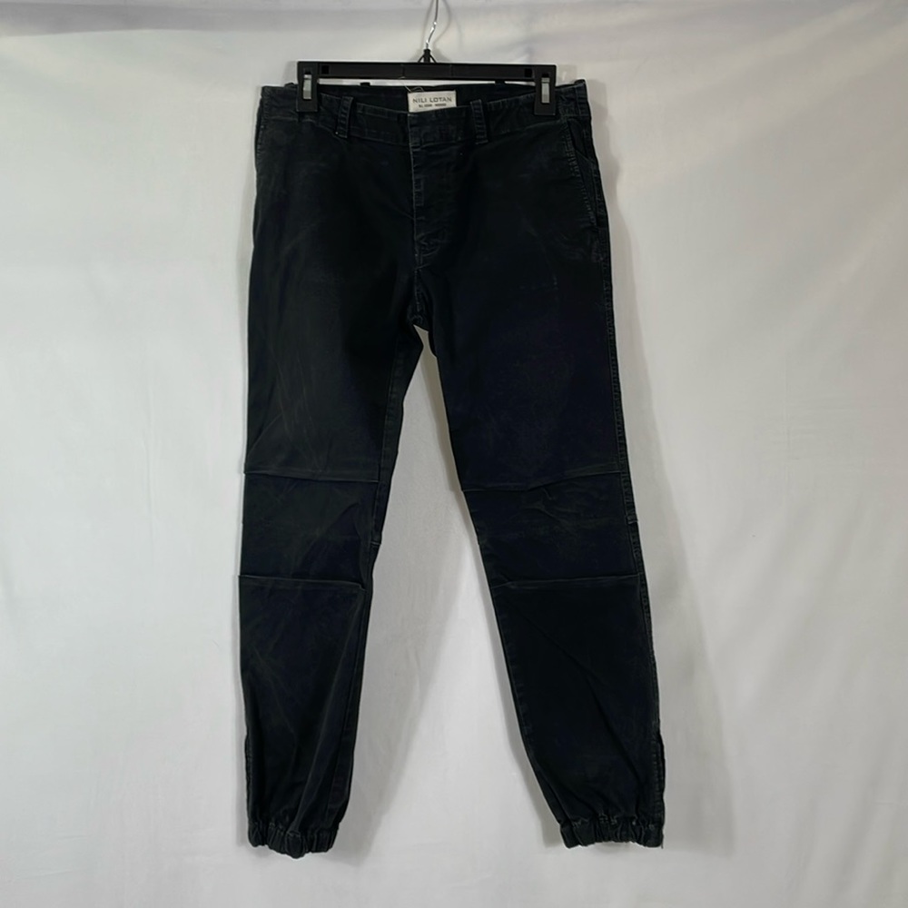 Nili Lotan Cropped Military Pant Size 6 Carbon Made In USA EUC